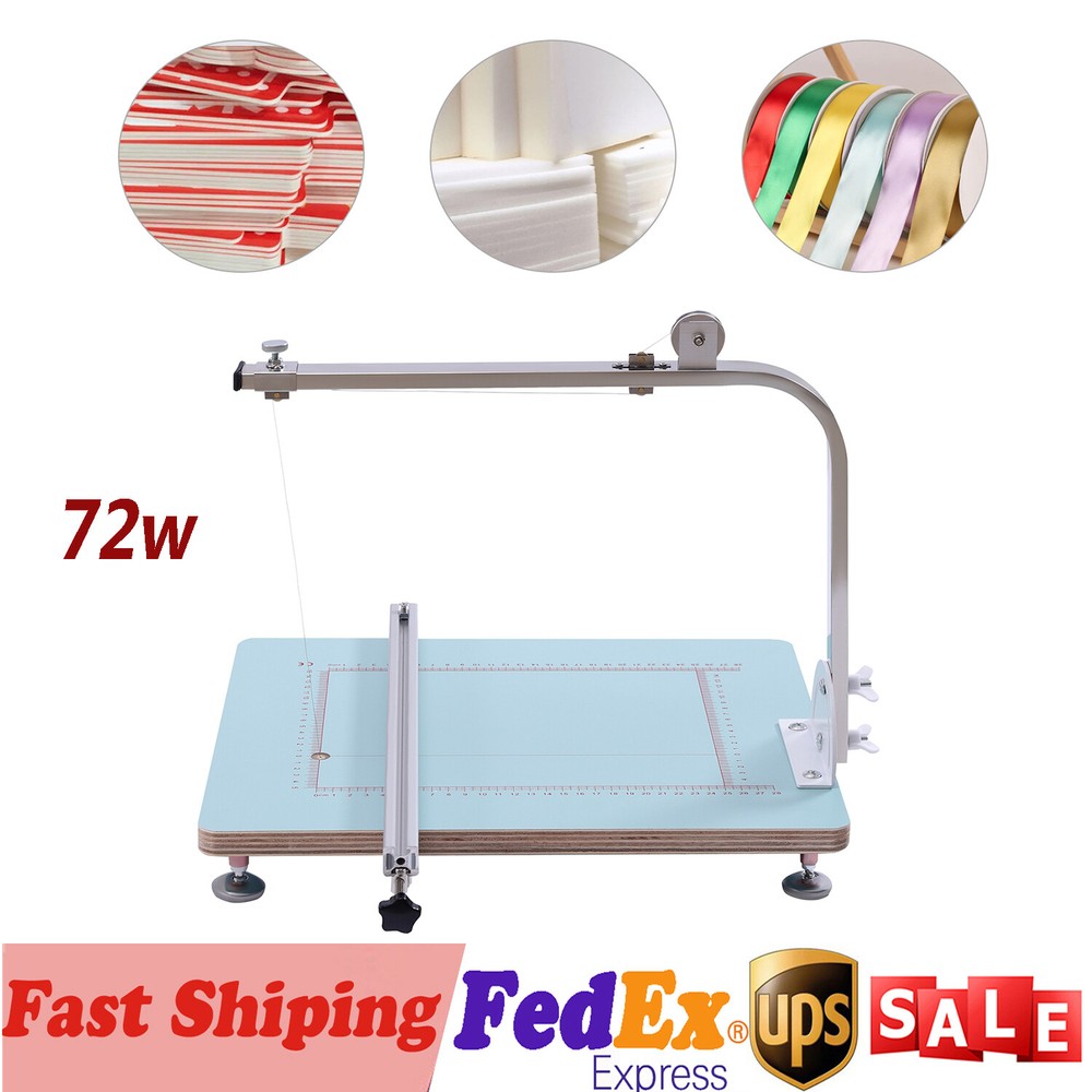 72W Hot Wire Foam Cutter Working Table Tool Sponge Styrofoam Cutting Machine HOT