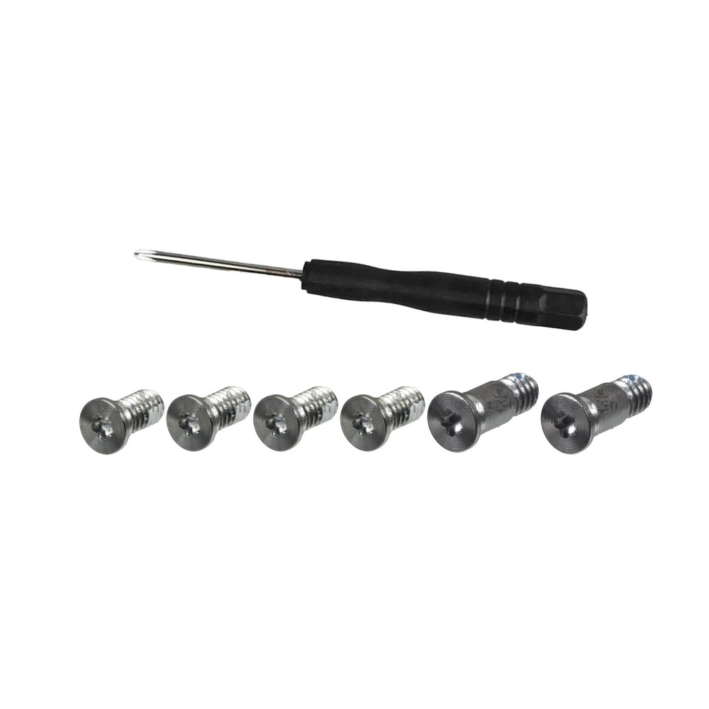 SILVER BOTTOM CASE SCREW SET - MacBook Pro 15" A1707 A1990 2016 2017 2018 2019