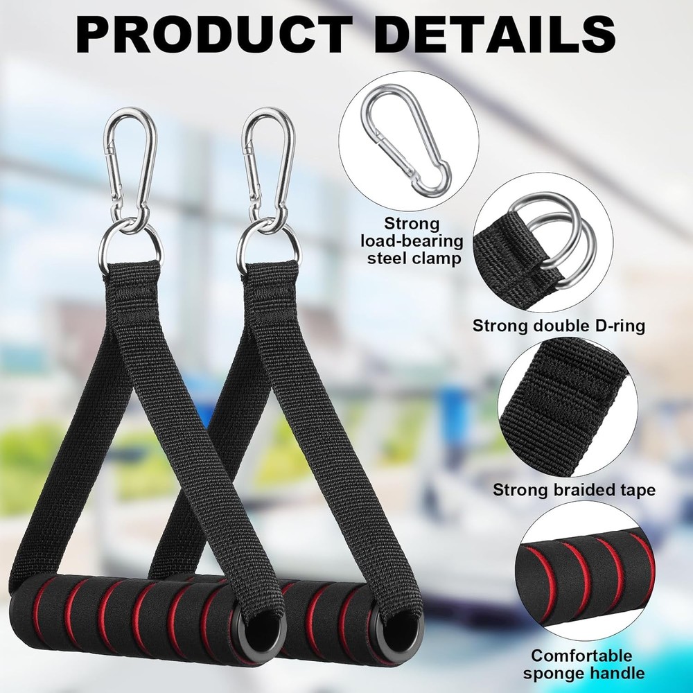 flintronic Exercise Handle, Resistance Bands Handle, Replacement Handle Attachme