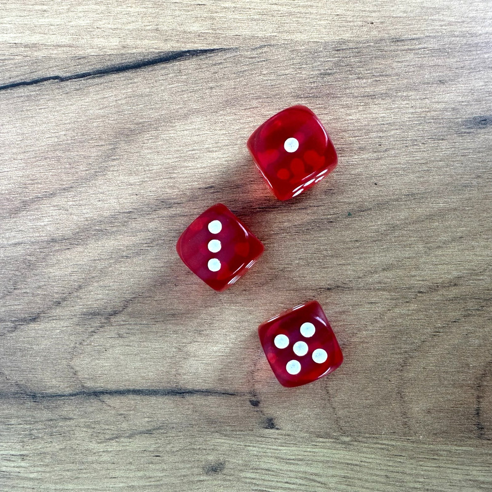 3 pcs VINTAGE DICE BAKELITE SOVIET ERA GERMANY GDR DDR