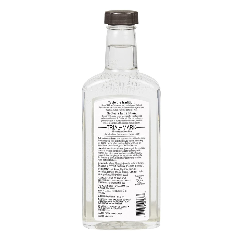 Crafted Coconut Extract, 11 fl. oz. – No Artificial Colors, Kosher Certified