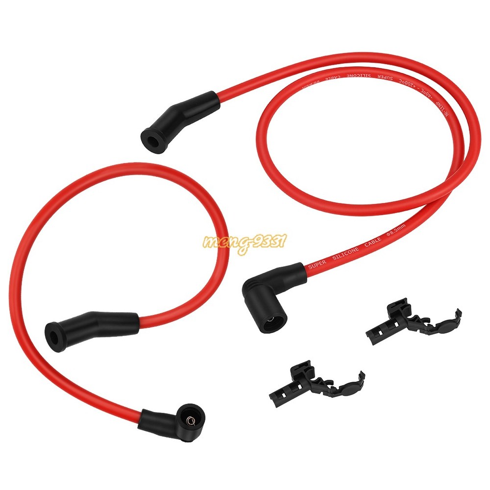 2 Pack Spark Plug Wires For FLHT FLHTC FLHTCU FLHTCUSE Electra Glide 2009-2016