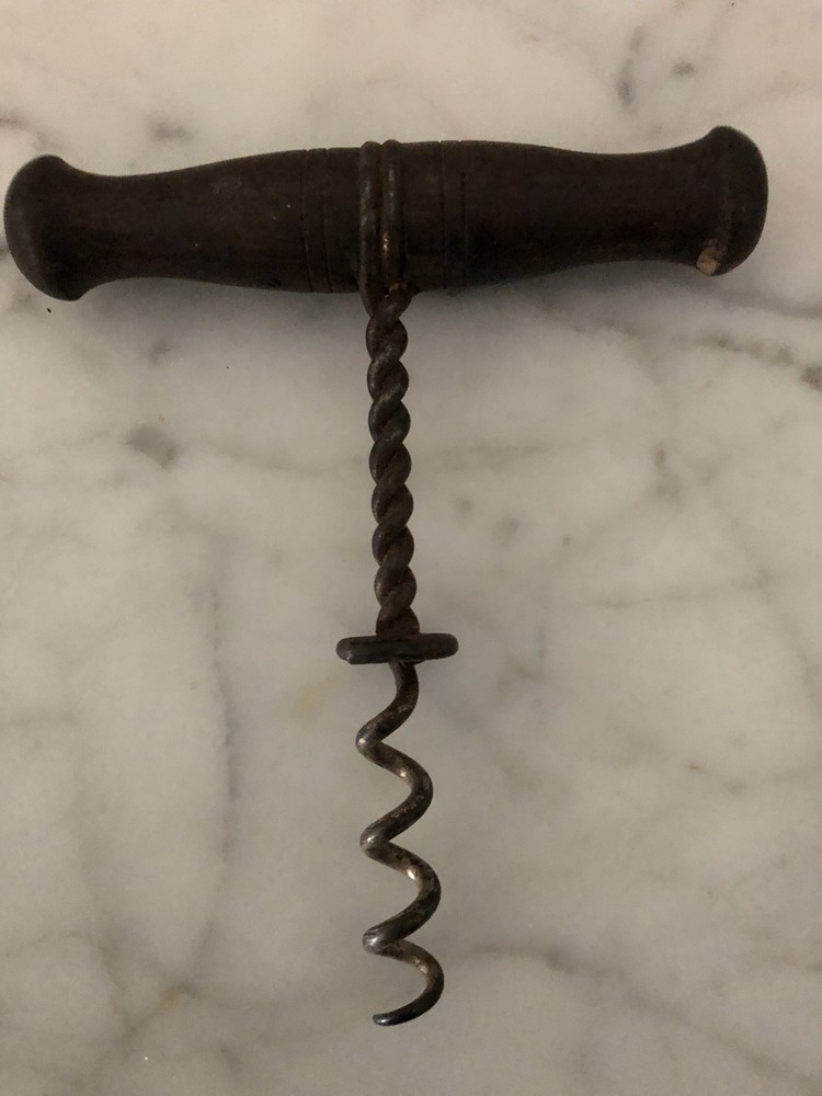 Antique Double Helix Corkscrew