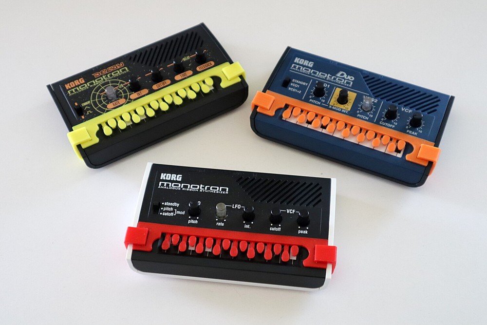 3D printed keyboard for Korg Monotron, Duo, Delay