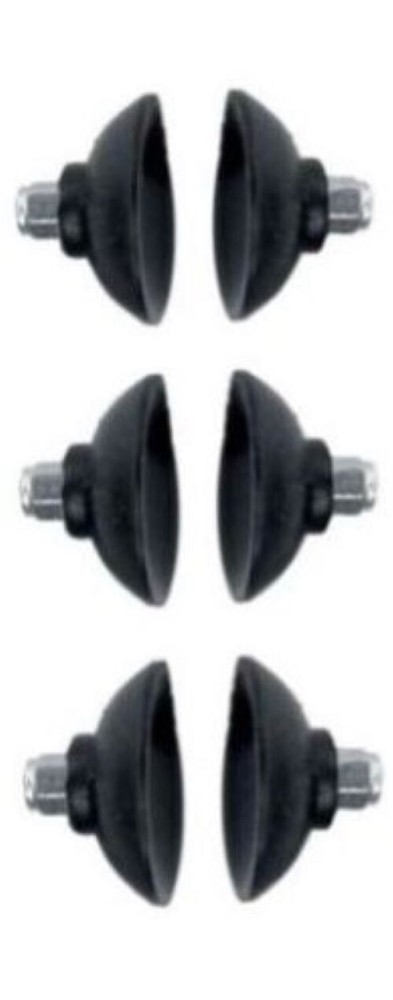 Replacement Cups, EZ Reacher Accessory Tips, Rubber With Locknuts, Outdoor Use