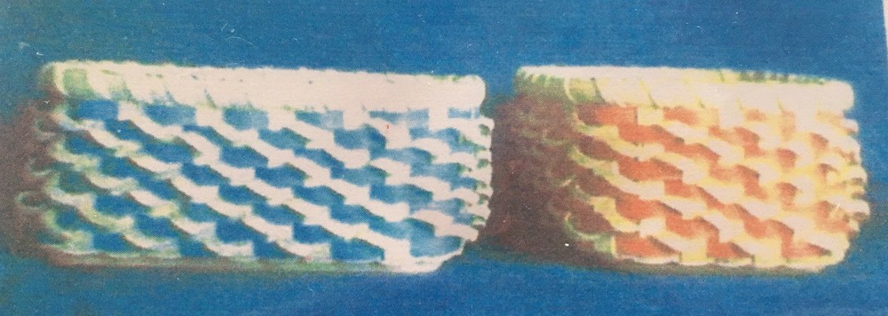 Basket Weaving Pattern Reflections by Christine Jarvis