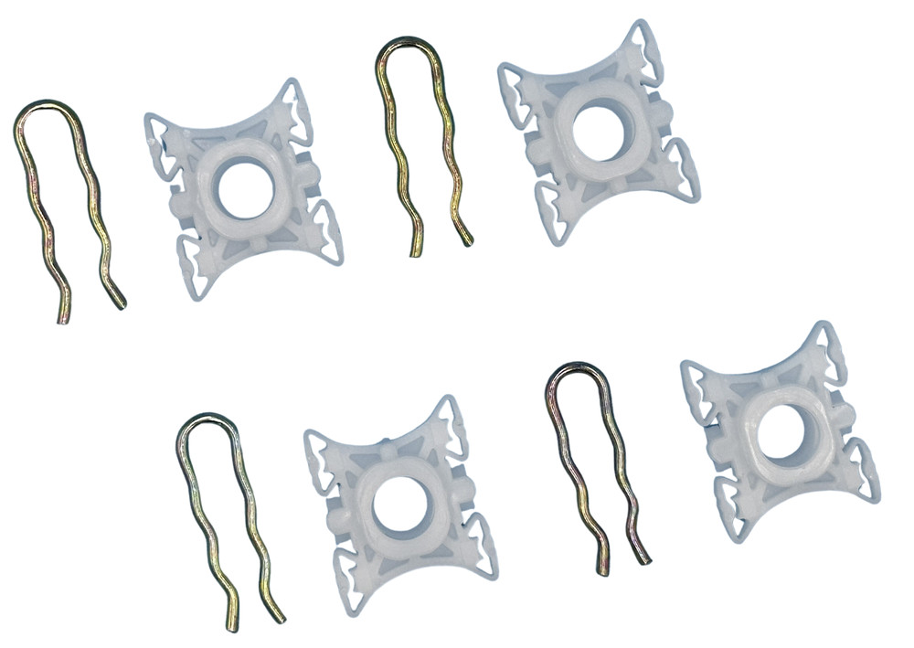 Window Regulator Sliding Roller Clips for BMW E32 E34 E36 1985-2002 4 Pcs