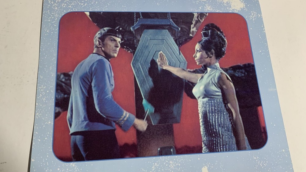 Spock and Tepring 1966 STAR TREK Picture