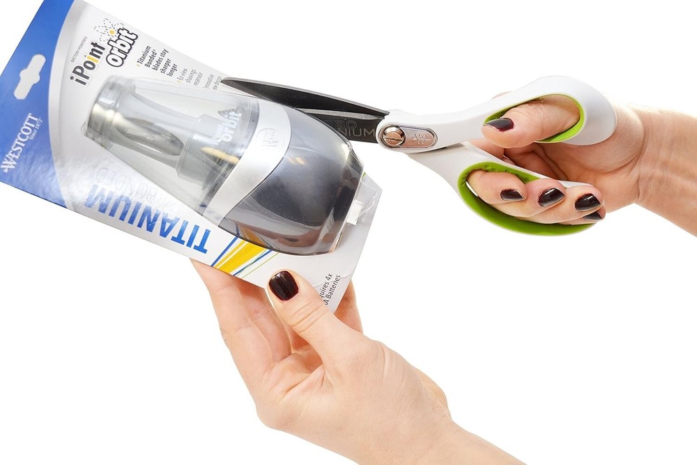 Durable 9" Carbo-Titanium Scissors - Ergonomic Handle for Comfort and Control