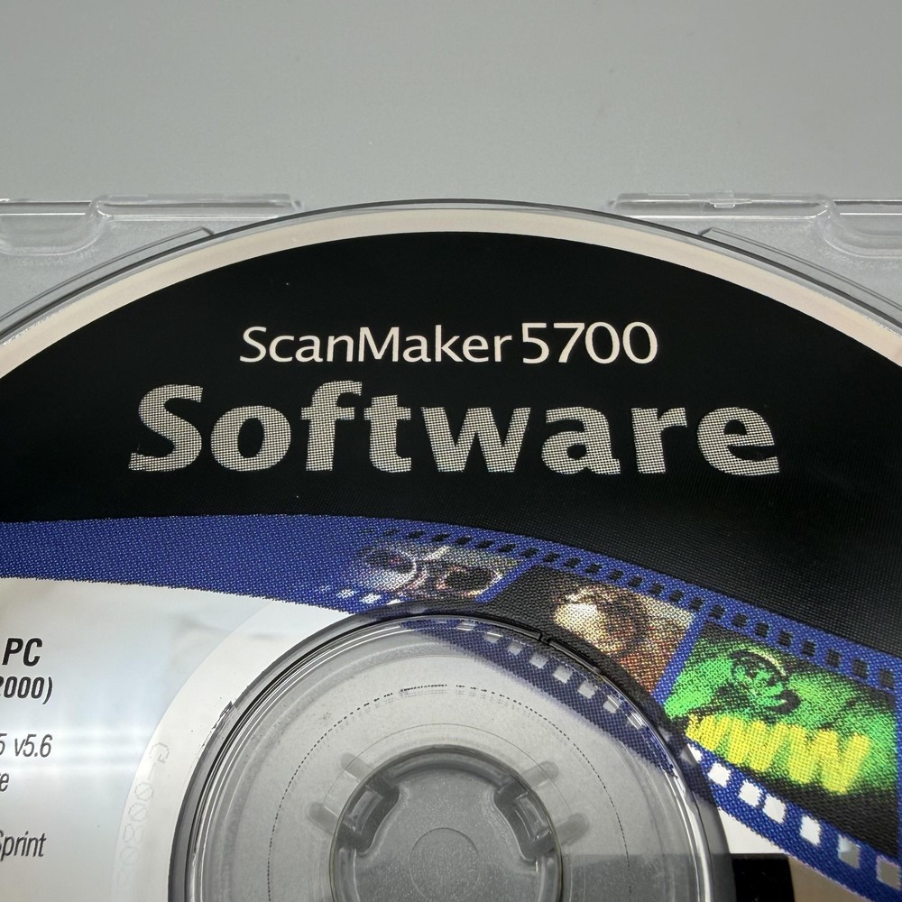 Vintage 2000 Microtek ScanMaker 5700 Software CD Sapphire V1.1 Mac & Windows
