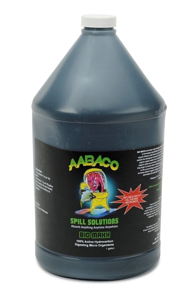 BIO MAXX Bio-degradable for sludge reduction, 100% Environmentally Safe 1GAL