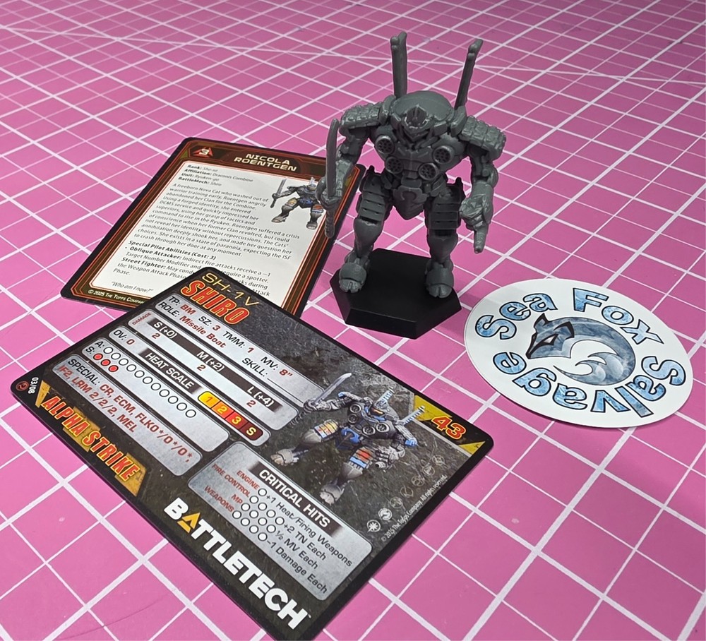 BattleTech SHIRO Mech -- KURITA COMMAND LANCE - - NEW! - IN HAND
