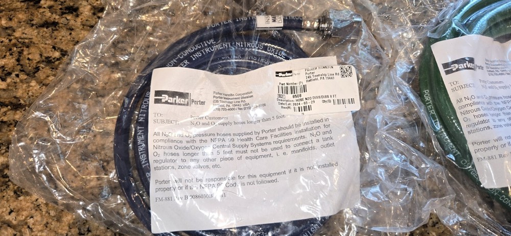 Porter 8 Ft N20 Supply Line