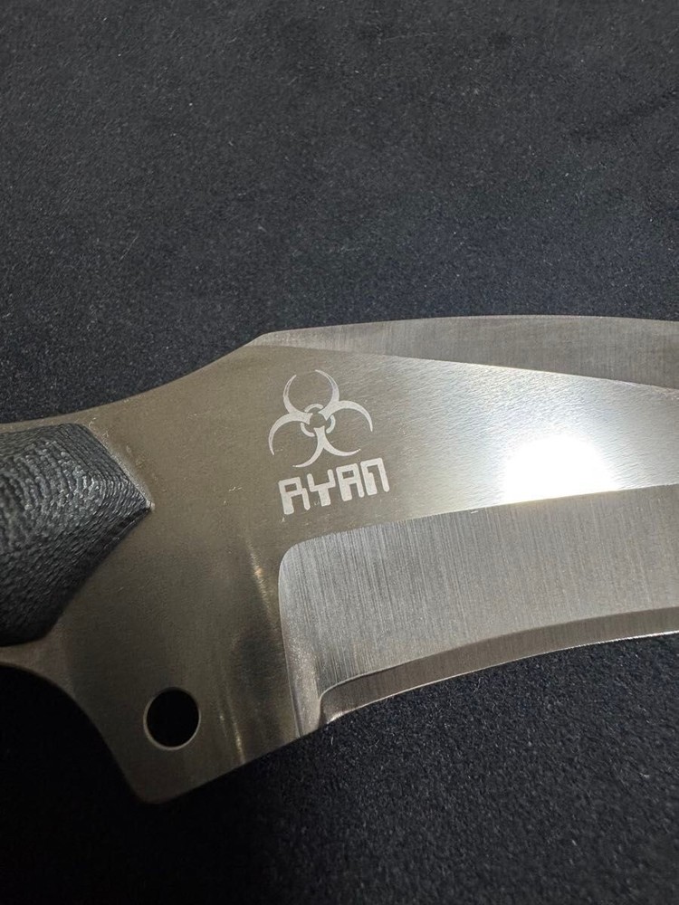 Steve Ryan survival knife fixed fighter with sheath