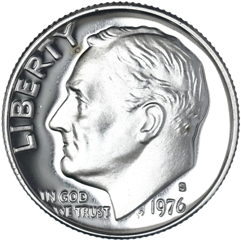 1976 S Proof Roosevelt Dime