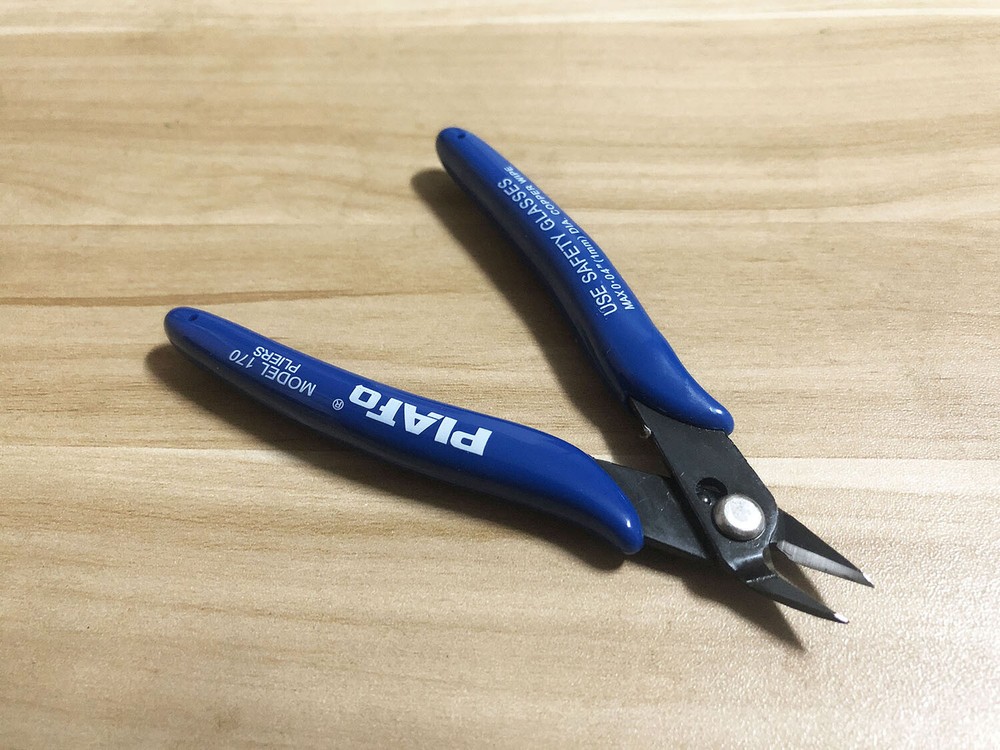 US PLATO 170 Wire Cutters Small Wire Nipper Flush Diagonal Side Cutter Pliers
