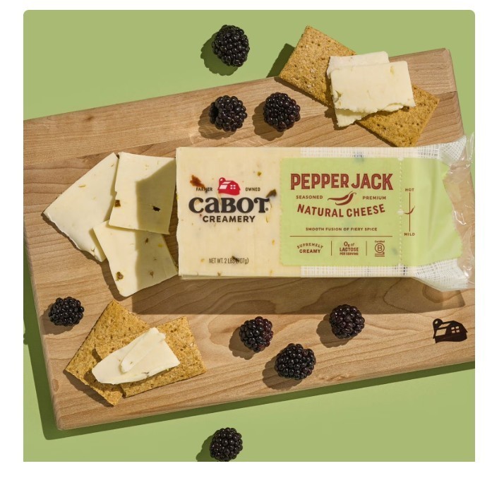 Cabot Pepper Jack Cheese 2 lb.