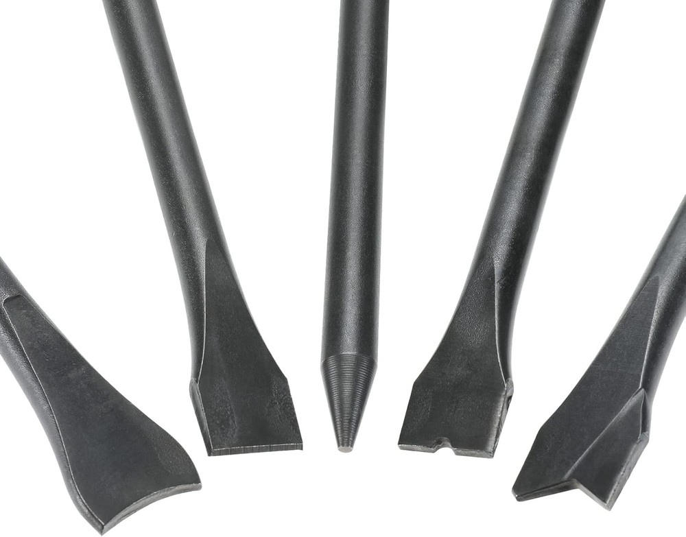 8PCS Air Hammer Attachments Air Chisel Bits Air Hammer Bits for Masonry Concrete