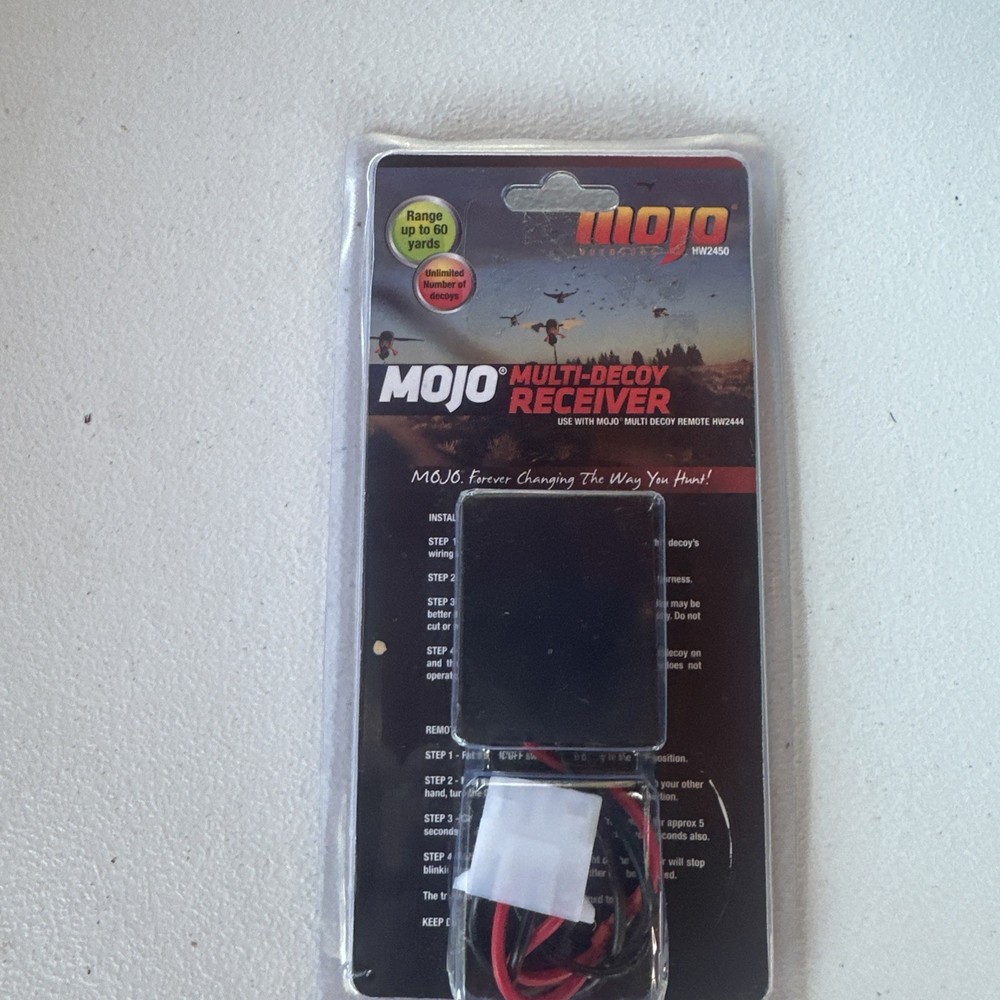 Mojo Outdoors HW2450 Multi Decoy Receiver “FREE SHIPPING “