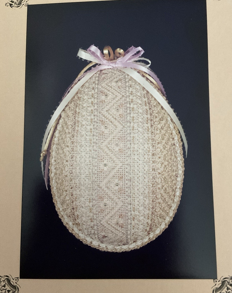 Catherine Coleman Needlepoint Chart Lady Lea Easter Egg Designed for 18 Count