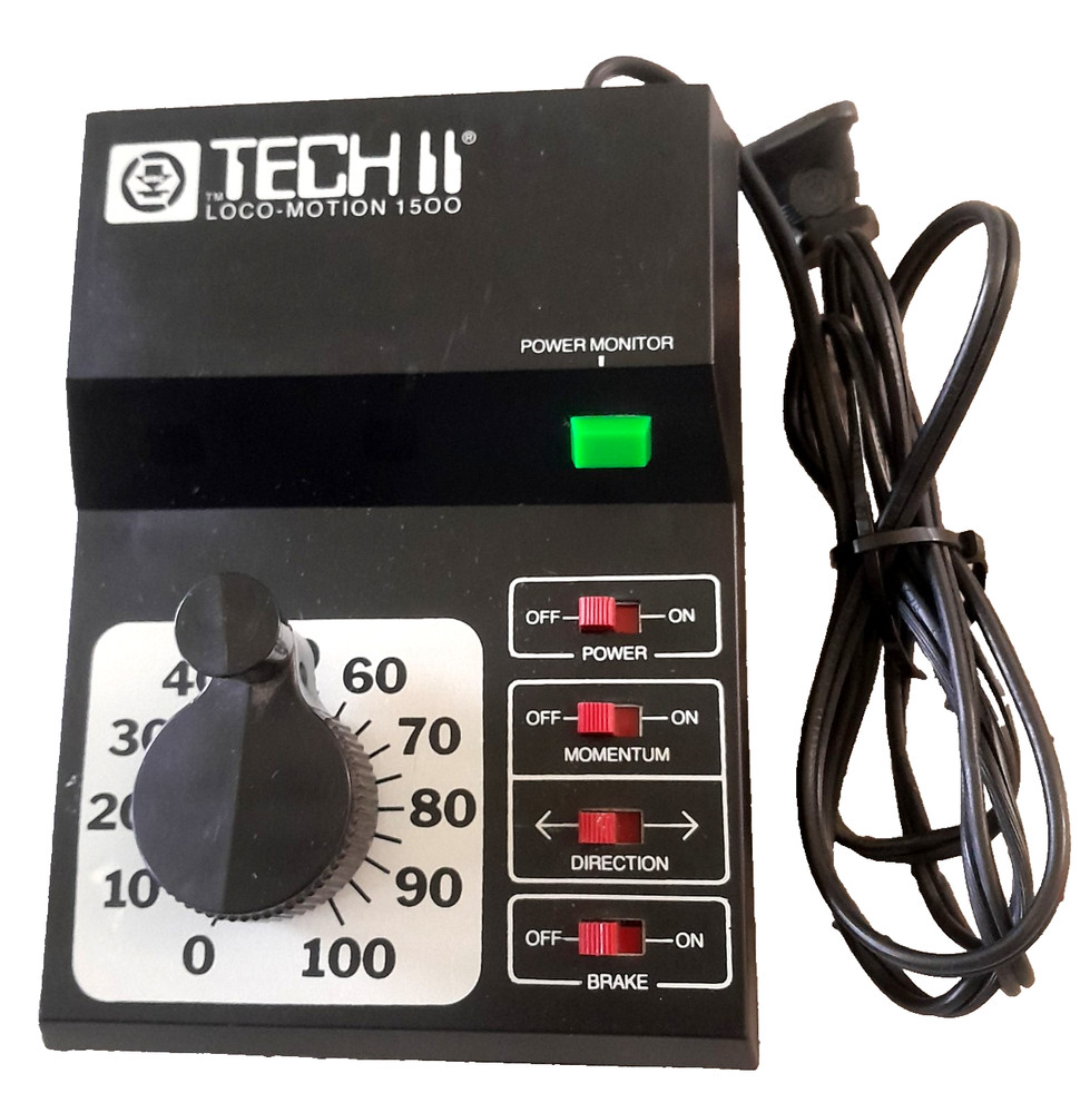 MRC TECH II Loco-Motion 1500 Model Train Transformer TESTED