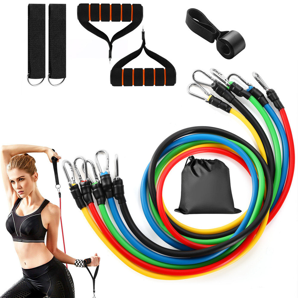 11Pcs Resistance Bands Set