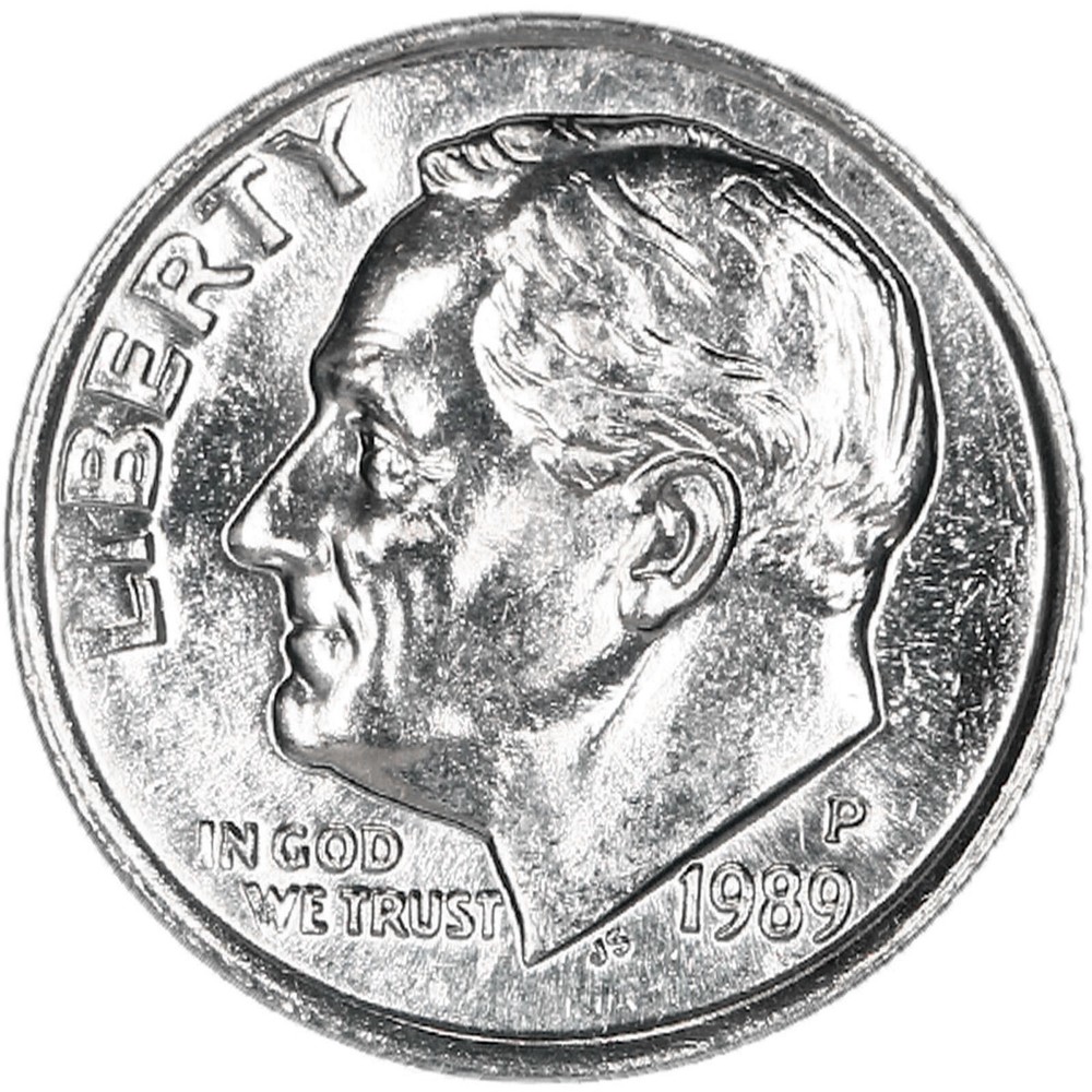 1989 P Roosevelt Dime BU US Coin