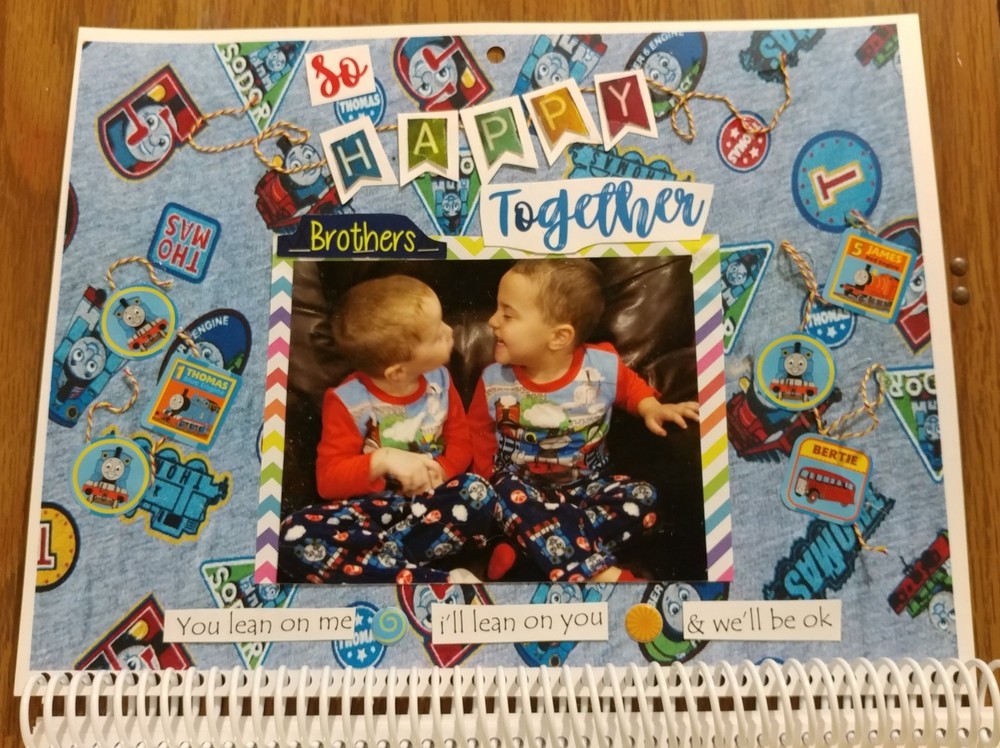 2026 Premade - Unaltered 8x8 Blank Scrapbook Calendar