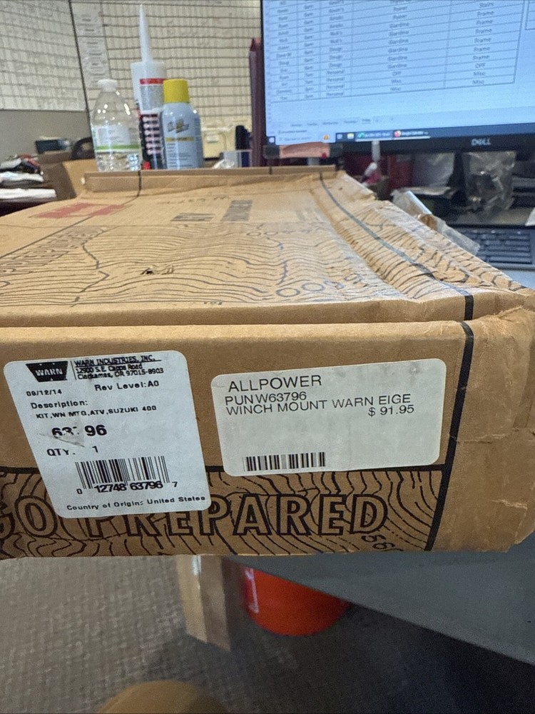 Warn Winch Mount Kit Fits Suzuki Eiger 400 - Winch Mount