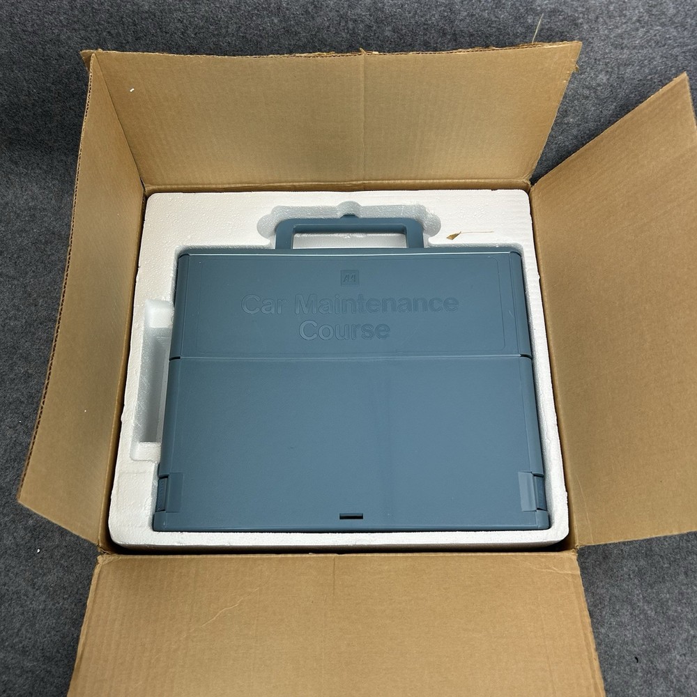 AA Car Maintenance Course Complete All Sheets Drive Publications Blue Case