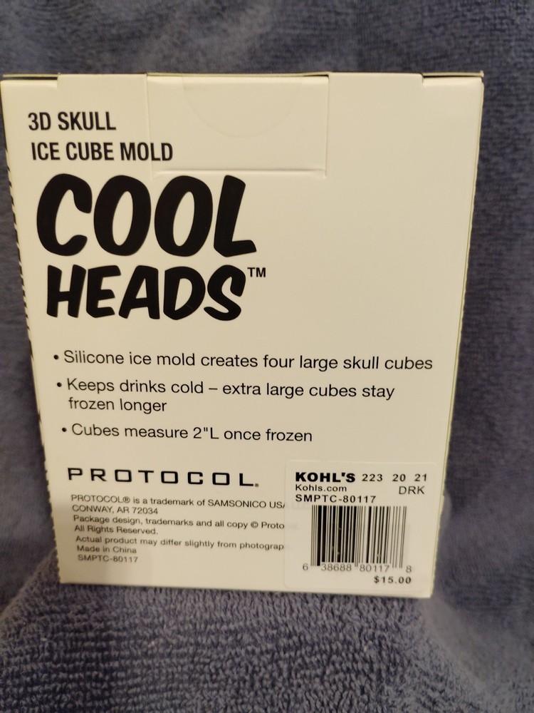 3D Skull Ice Cube Mold