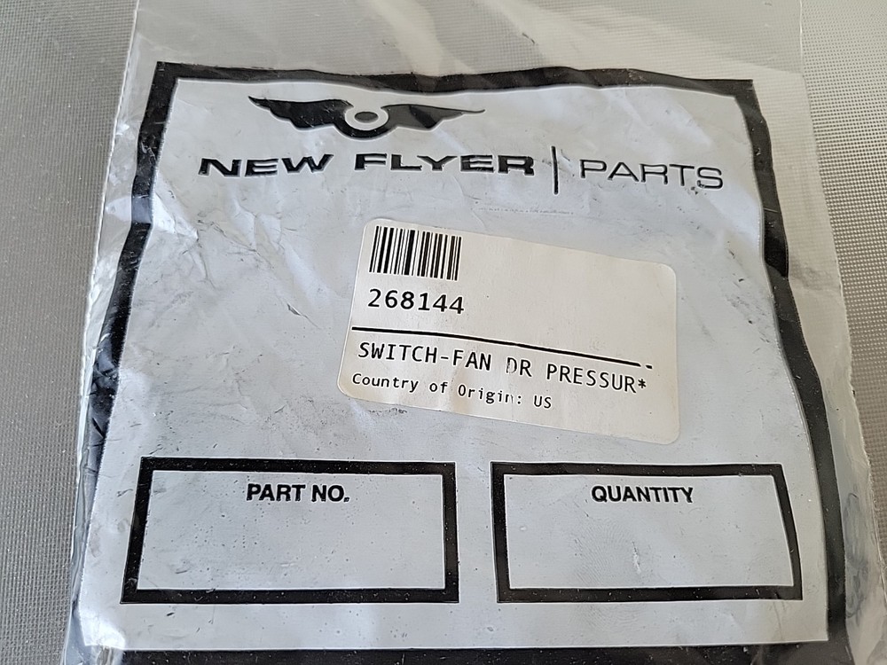 New Flyer 268144 Fan Drive Pressure Switch