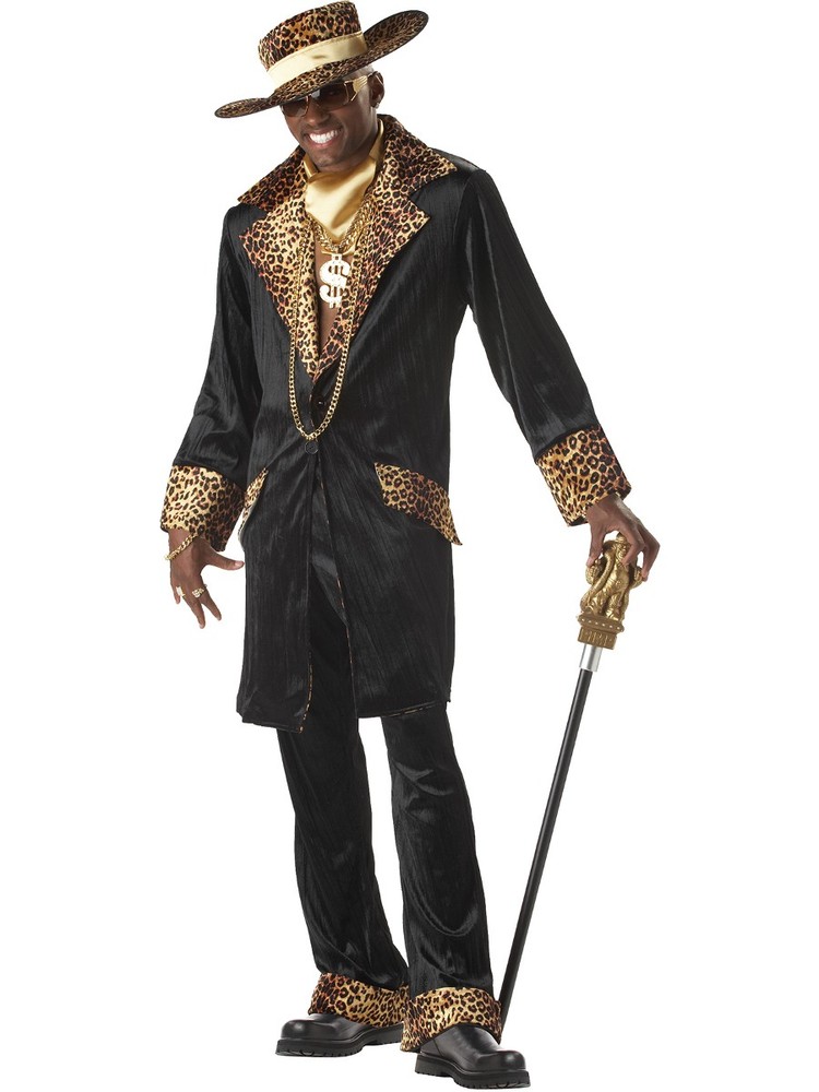 Leopard Supa Mac Daddy Men's Costume X-Large 44-46