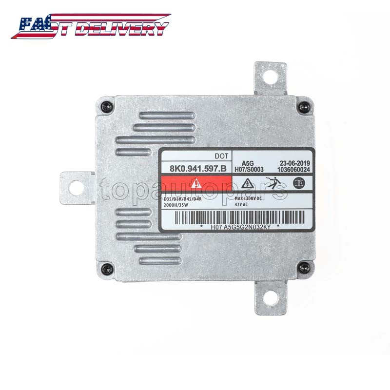 8K0941597B Headlight Ballast HID Control Unit Module W3T22071 For Audi VW