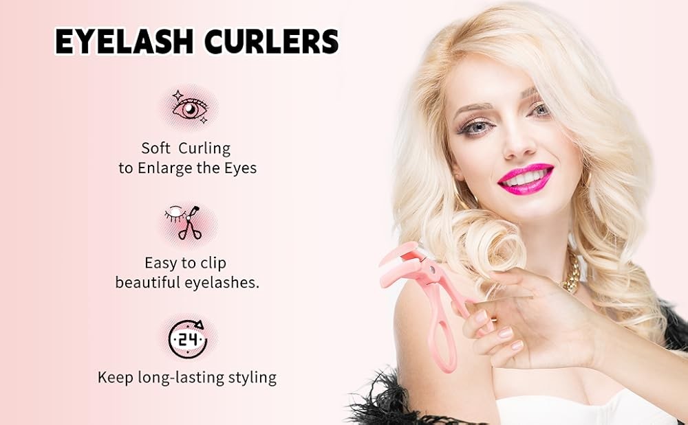 2 Style Eyelash Curler - Lash Curler Extra Silicone Replacement Pads,