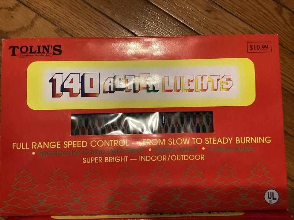 Christmas Lights 140 Action Lights (1 Set Left)