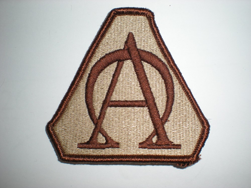 US ARMY ACQUISITION EXECUTIVE SUPPORT AGENCY PATCH - DESERT
