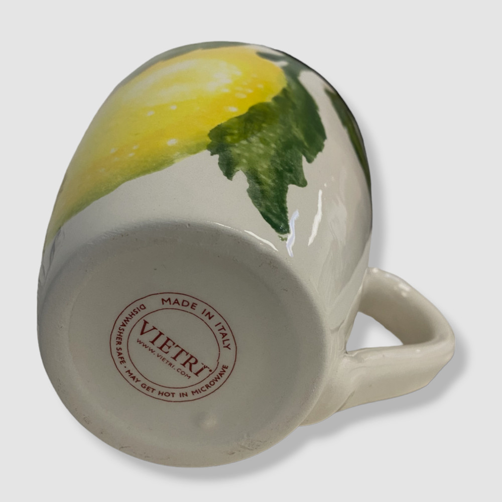 $44 Vietri White Lemon Limoni Mug