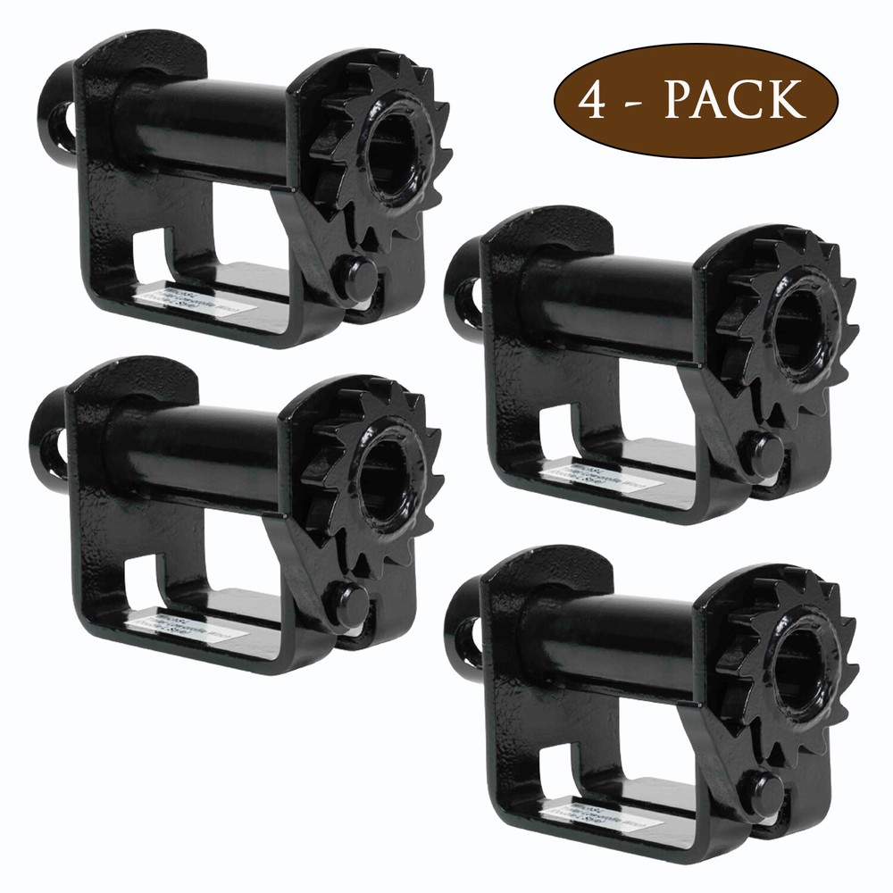 Trailer Winch - Low Profile Sliding Double L Style (4 Pack)