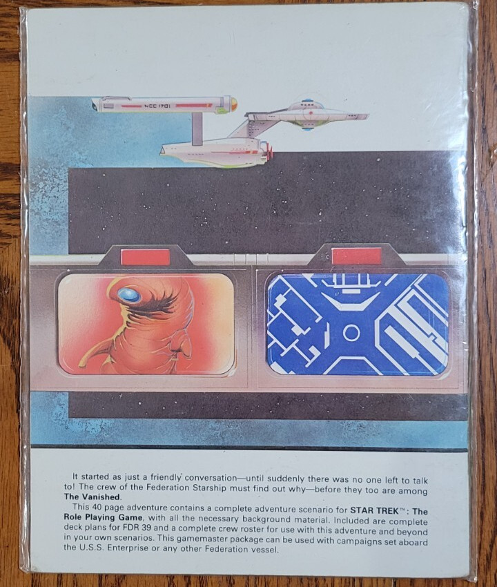 FASA Star Trek RPG Vanished (2nd) VG
