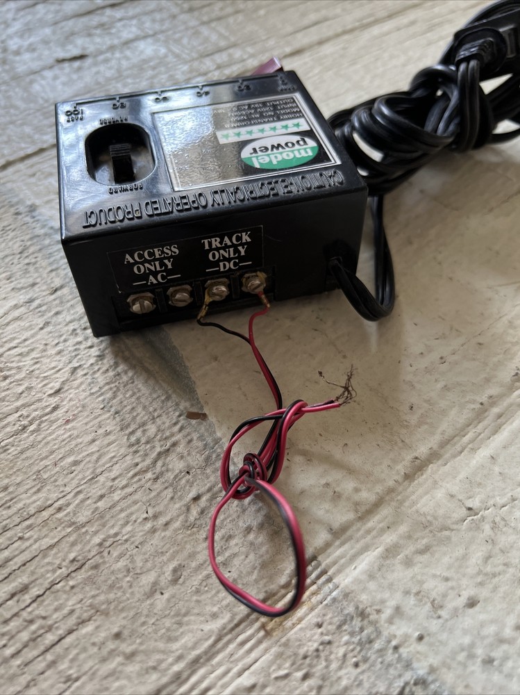 Vintage Hobby Model Power Analog Controller / Transformer Power Pack RL-1250