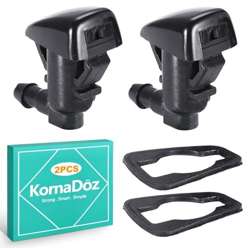 2PCS Universal Windshield Washer Nozzle Kit, Automotive Replacement Wiper