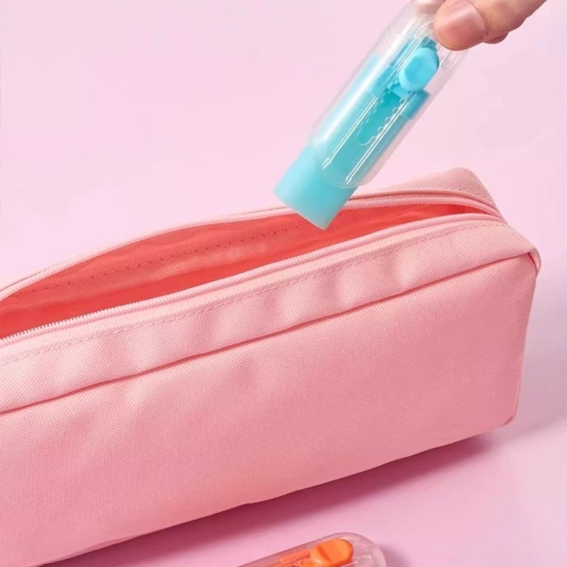 4Pcs Candy Color Push Pull Eraser Sliding Retractable Eraser for Kids Drawing