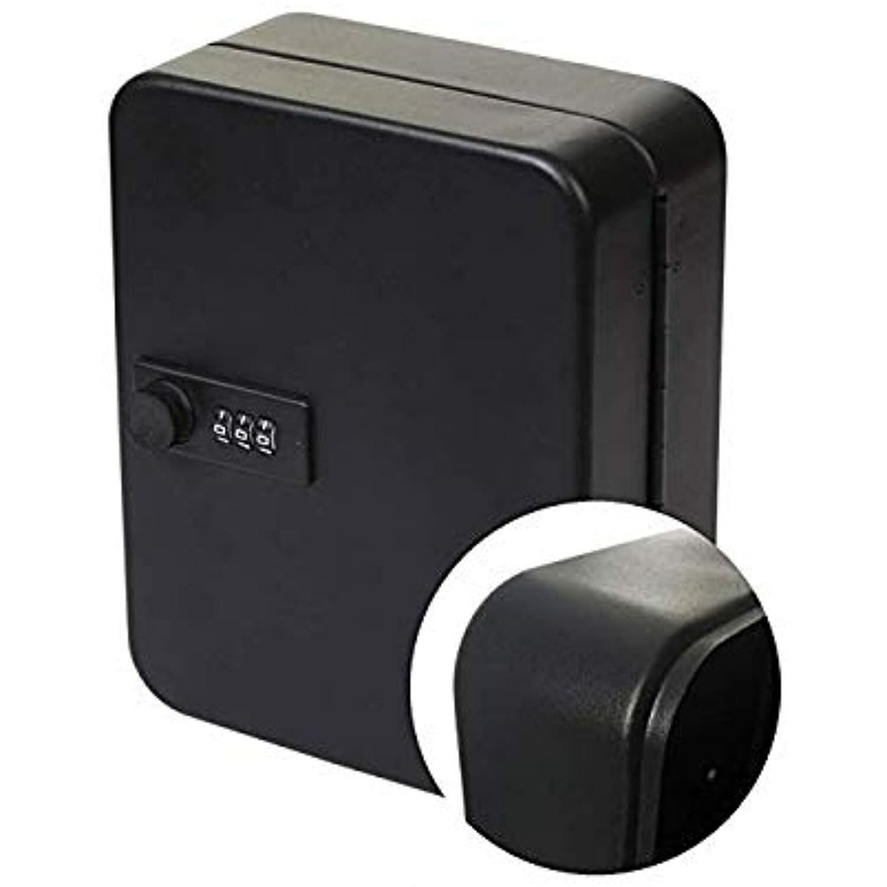 Key Cabinet Security Box adjustable Wall Mount with Keyed Lock and Random Color