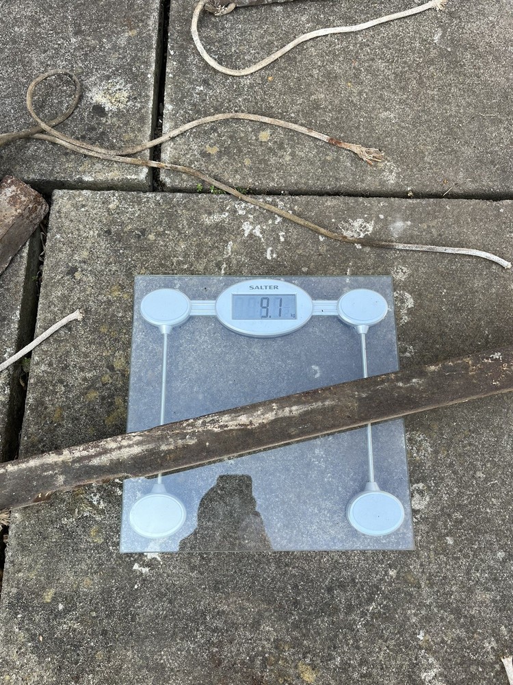 2 x Antique Sash Window Weights. Large. 9kg Each