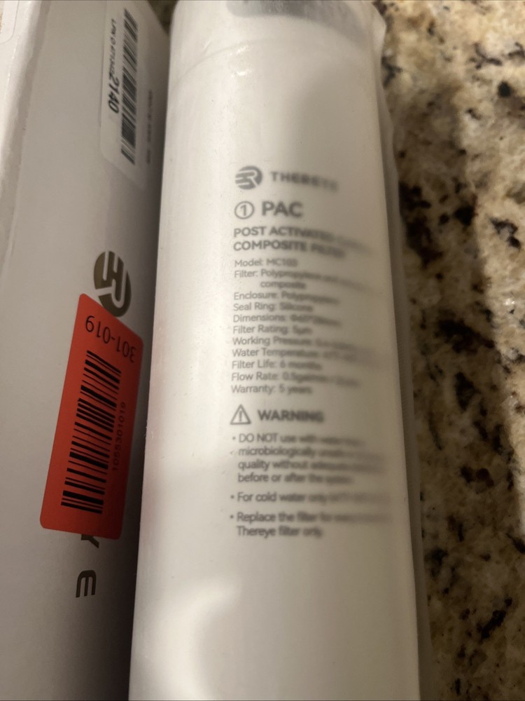 Thereye RO Reverse Osmosis Activated Carbon Rod Filter Replacement QC107 ER-WP02