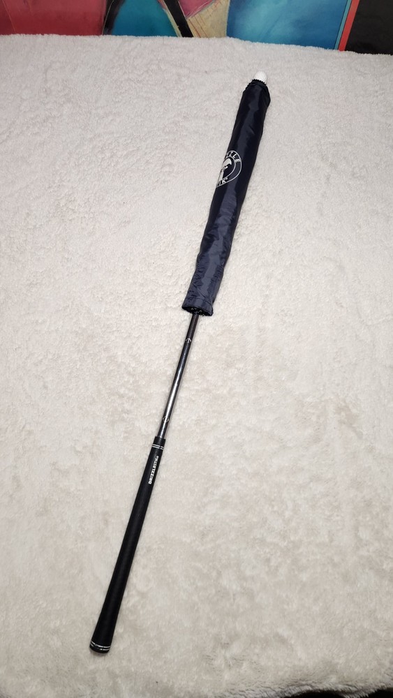 Drizzle Stik Golf Bag Umbrella - Navy Blue & White