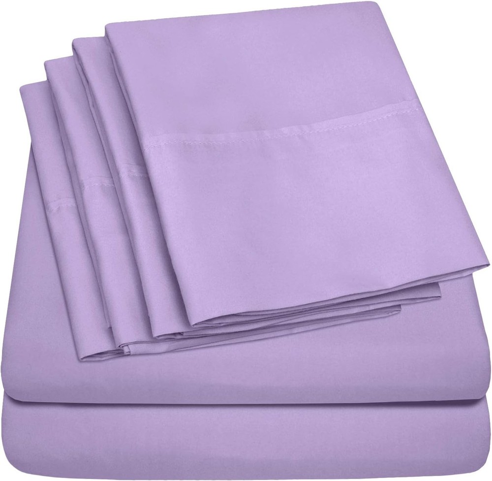 Queen Sheets Pink 6 Piece 1500 Supreme Collection Fine Brushed Microfiber Deep