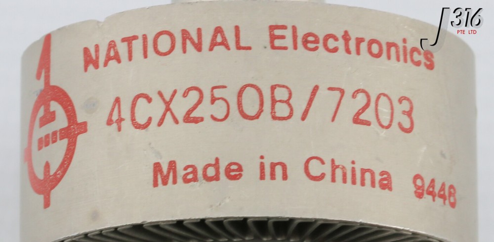 27192 NATIONAL ELECTRONICS TRANSMITTING TUBE 4CX250B