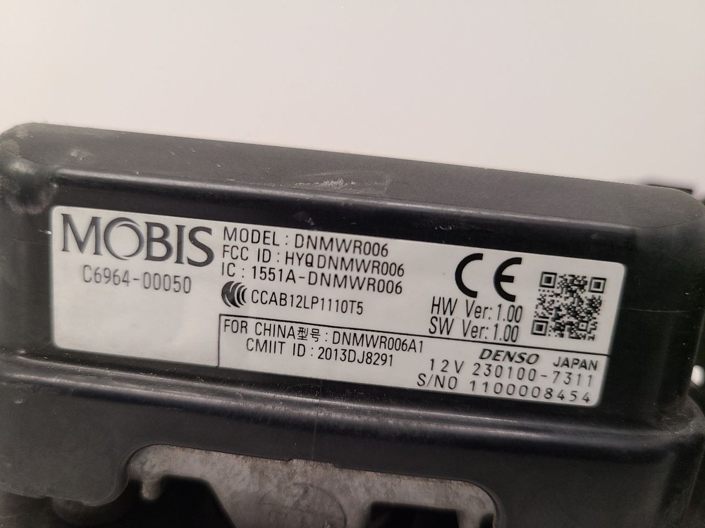 2017 - 2018 Kia Sorento Camera/Projector Radar Unit Front Adaptive Cruise